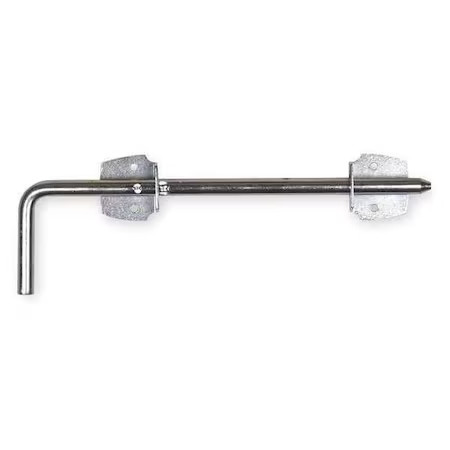 Cane Bolt, 1/2 In. W, Silver,  4Pb58