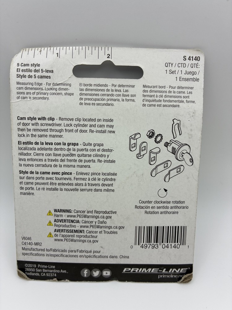 NOS Mailbox lock never used!