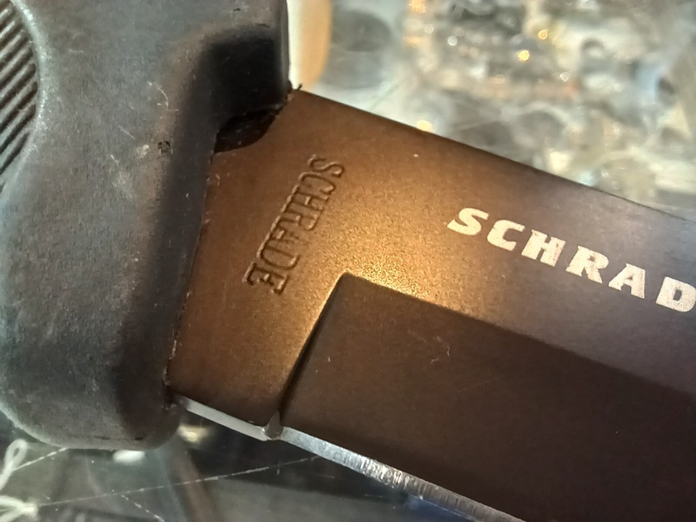 SCHRADE X TIMER DROP POINT KNIFE 4 1/4" FIXED BLADE - XT2B