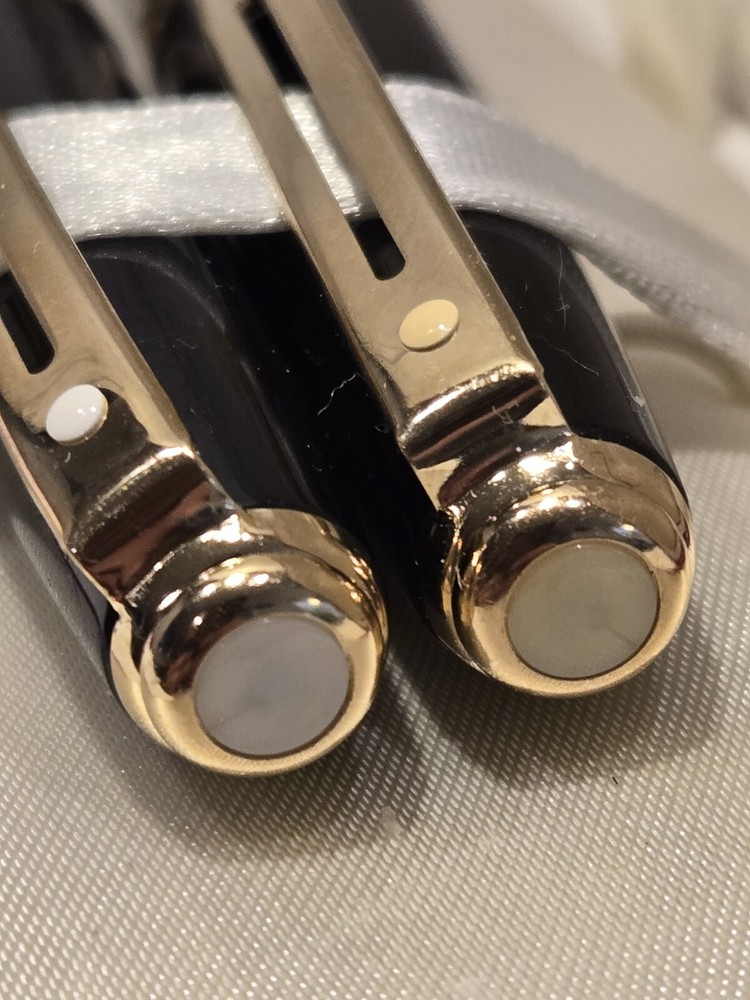 Sheaffer Black Lacquer & Gold Ball Point Pens /Empty/ With Case