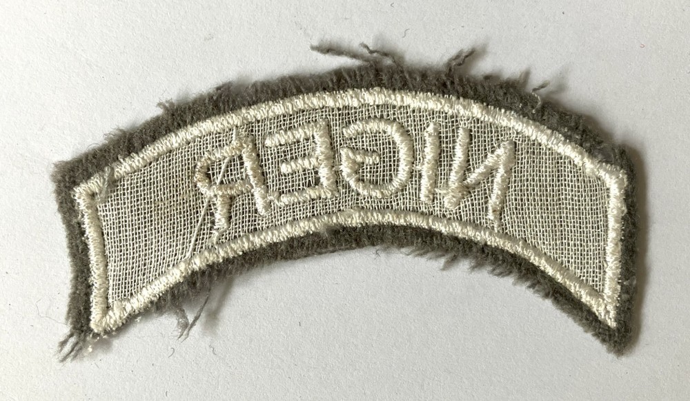 Niger Army shoulder tab patch