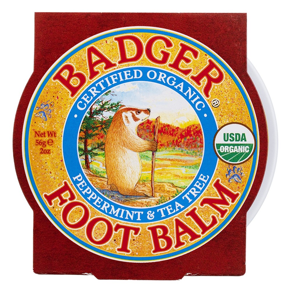 6 Pack Badger Foot Balm Tin, 2 oz