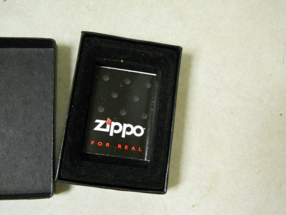 2011 Brushed Chrome ZIPPO Lighter w/ Box & Paperwork