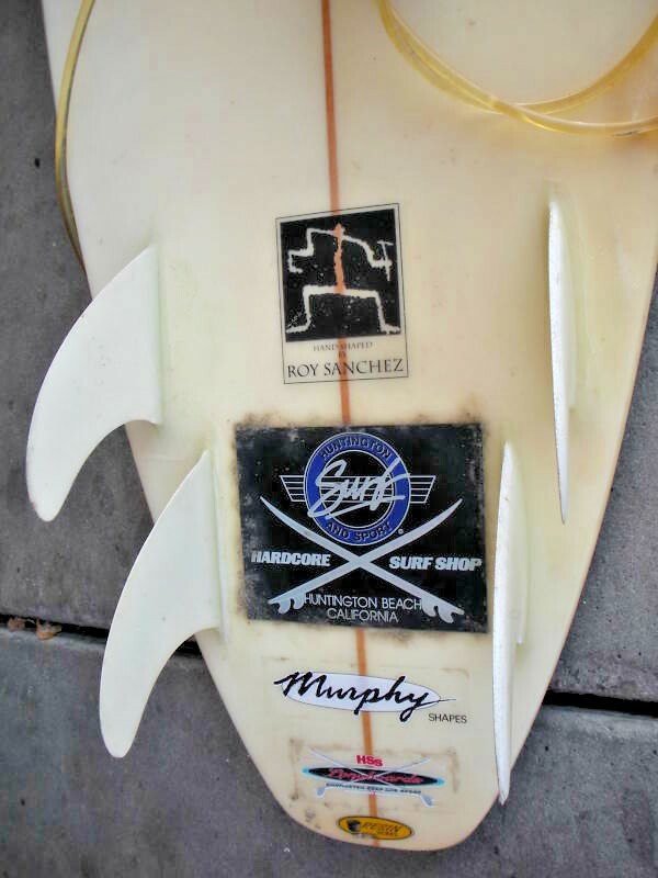 PACIFIC WAVE CRAFT SURFBOARD ( HANDCRAFTED BY ROY SANCHEZ