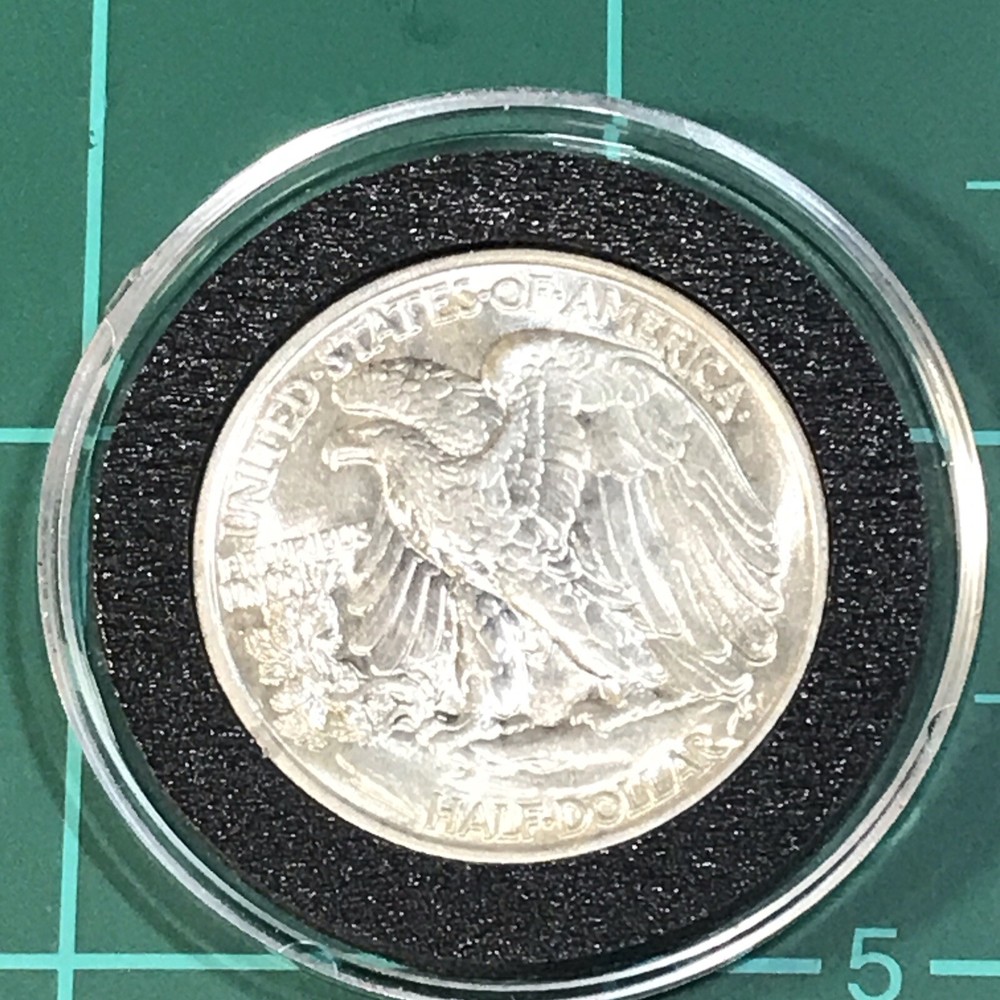 Stunning 1943 Standing Liberty Silver Half Dollar