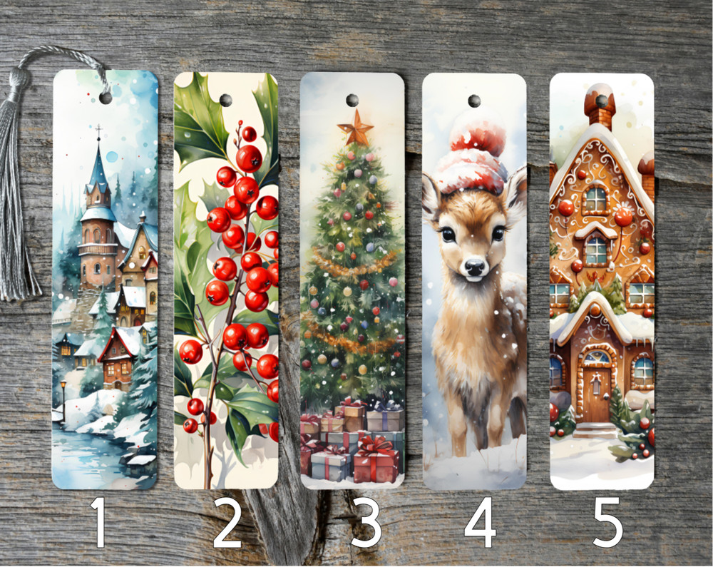 Christmas Winter Metal Bookmarks 3