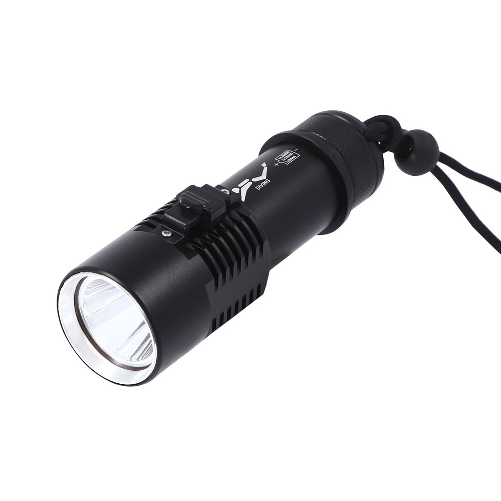 Waterproof LED Dive Light, Compact Bright Diving Torch, Submersible Flashlight