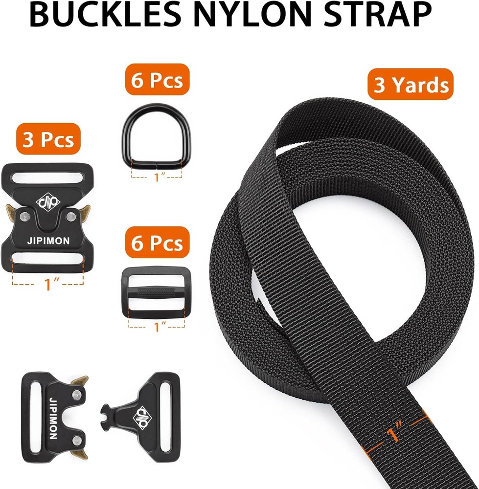 Nylon Strap, 1 Inch Webbing Strap With 1"- 3 yards, 1- 3 Yards