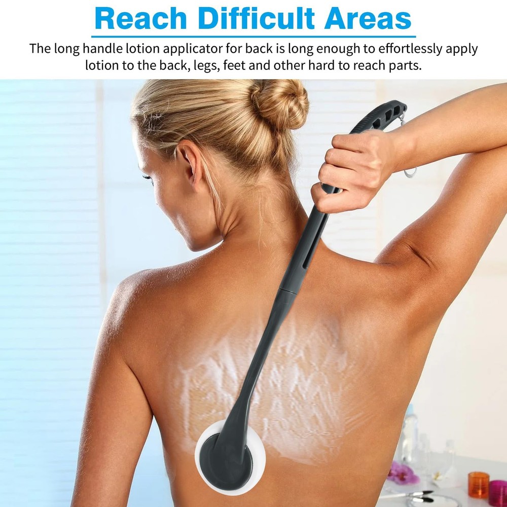 Lotion Applicator for Back, 20.5'' Replaceable Back Lotion Applicator, Easy W...