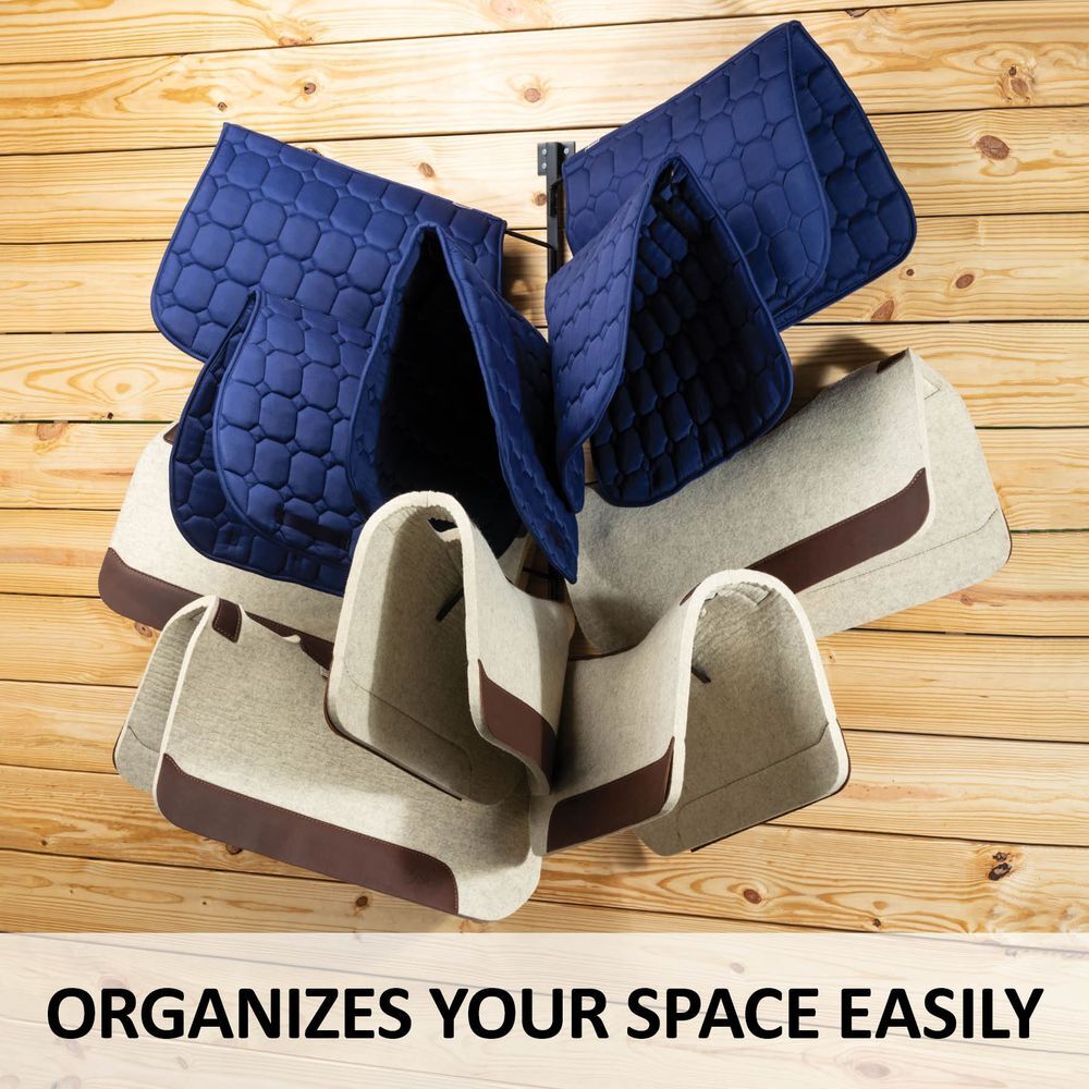 Easy-Up Max Air 10 Hook Mounted Pad Rack | Quick Drying | Space-Saving Design