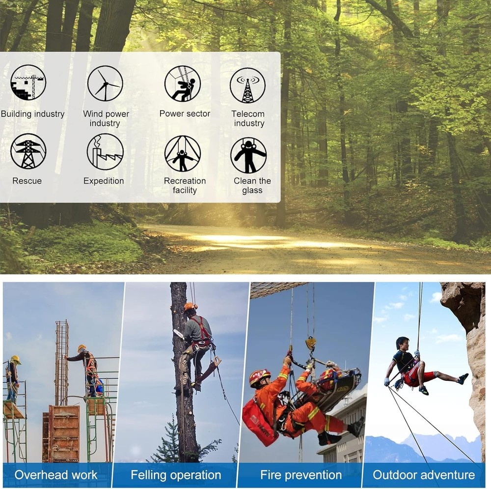 Climbing Spike, Adjustable Tree Climbing Step Gear with Extra Multi-Functiona...