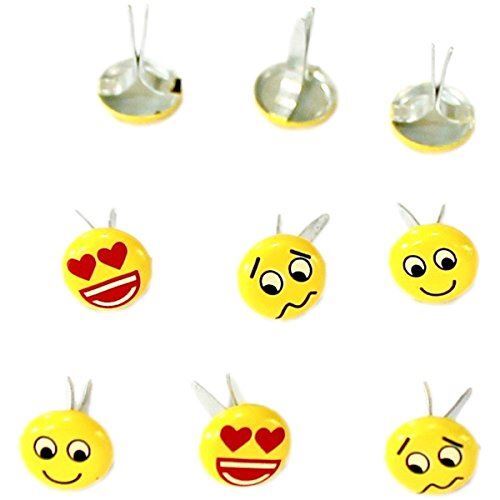 EYELET OUTLET 143 Shape Brads 12/pkg-Mini Emotion