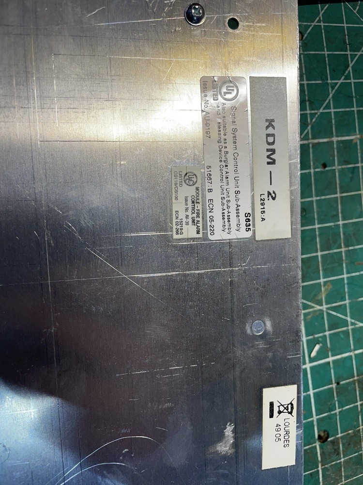 Notifier KDM-2 Display Keypad Tested