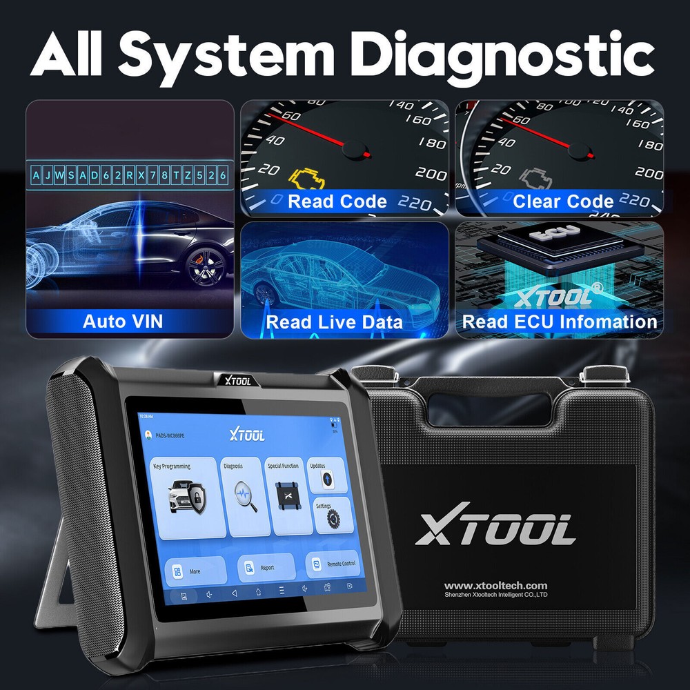 USED XTOOL X100PAD S Auto K*ey Programming Tool All System Diagnostic CANFD&DOIP