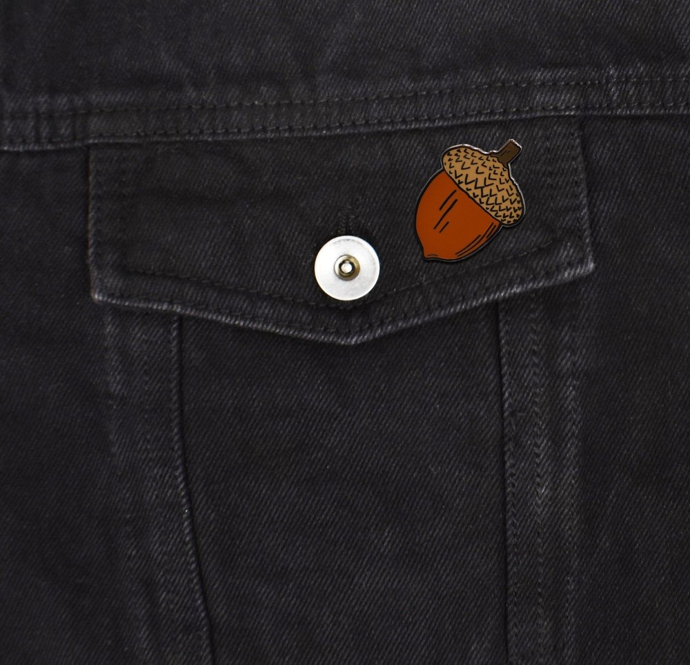 Acorn Oaknut Hard Enamel Pin