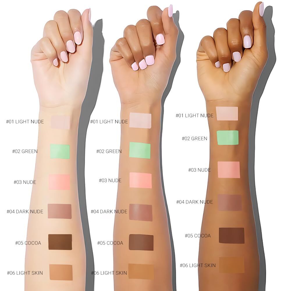 HHLTOH Light Green Camo Concealer, Full Coverage, Highly Pigmented Concealer