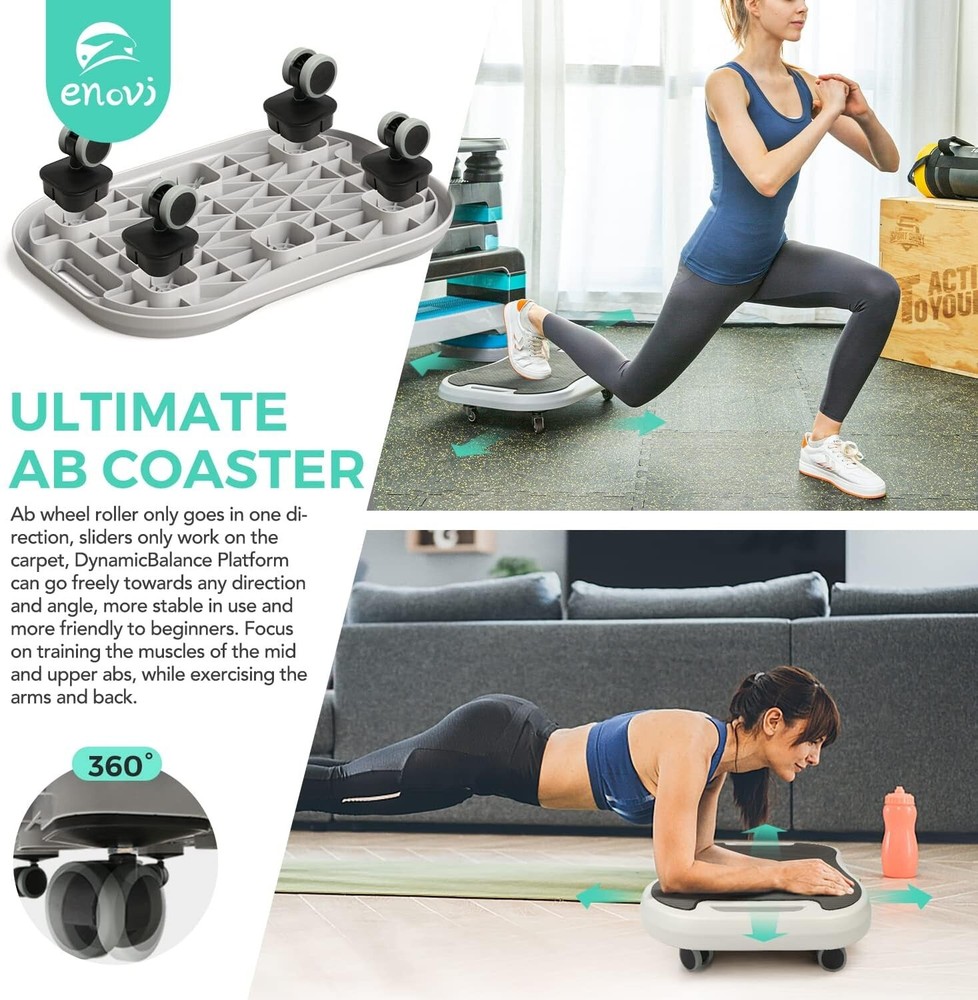 Dynamic Infinite Exercise Step Platform, Aerobic Step Platform, Multifunction...
