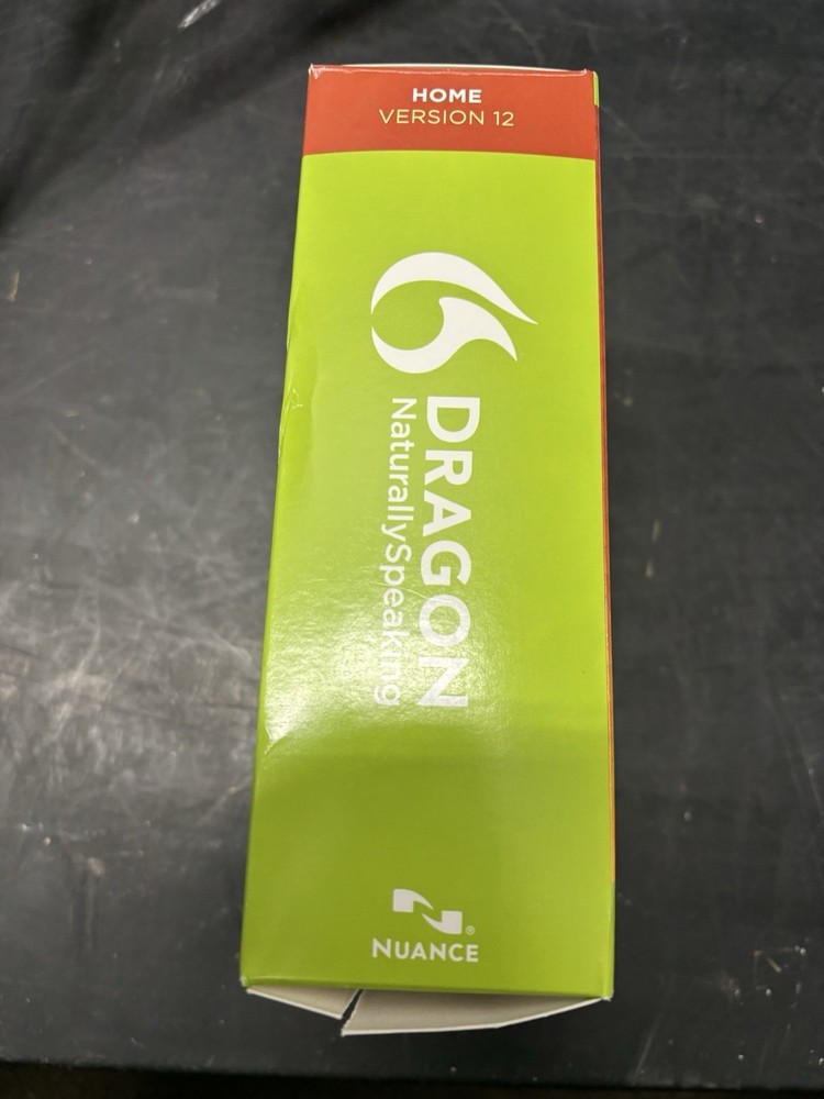 Nuance Dragon Naturally Speaking 12 Home Edition Speech Recognition Software