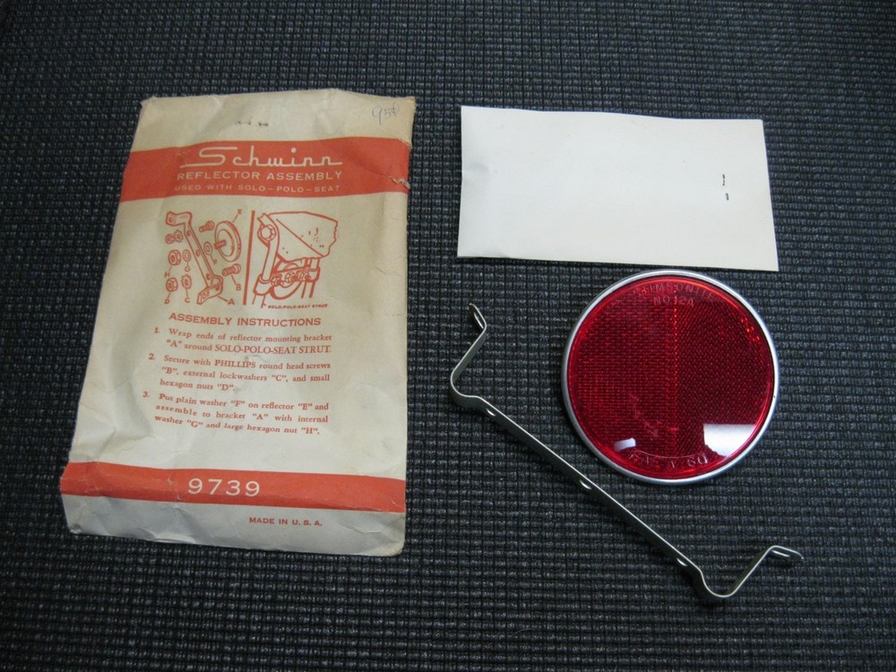 NOS Schwinn  Deluxe Reflector Pack