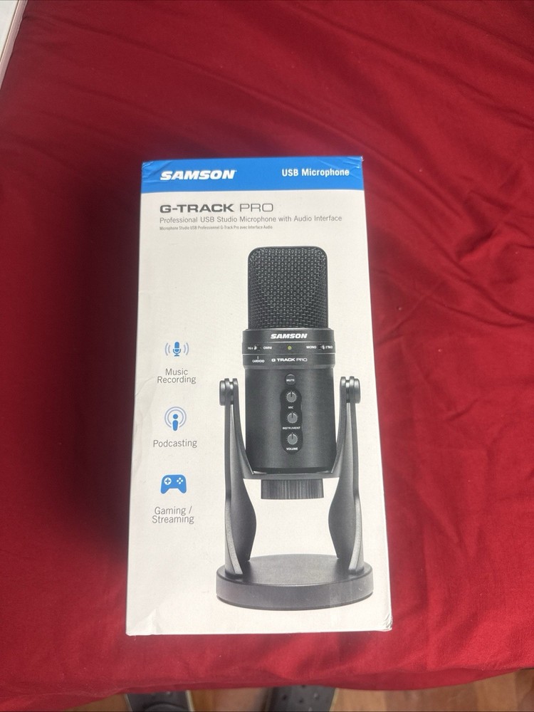 Samson G-Track Pro USB Microphone - Black