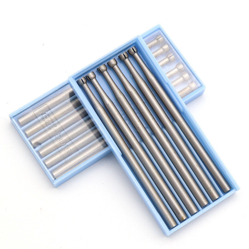 2.35mm Shank Concave Bead Solid Carbide Drill Bits Carving Tool 0.8mm-2.3mm