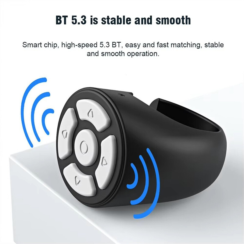 Fingertip Wireless Bluetooth Remote Control Turner Scrolling Remote Control Page