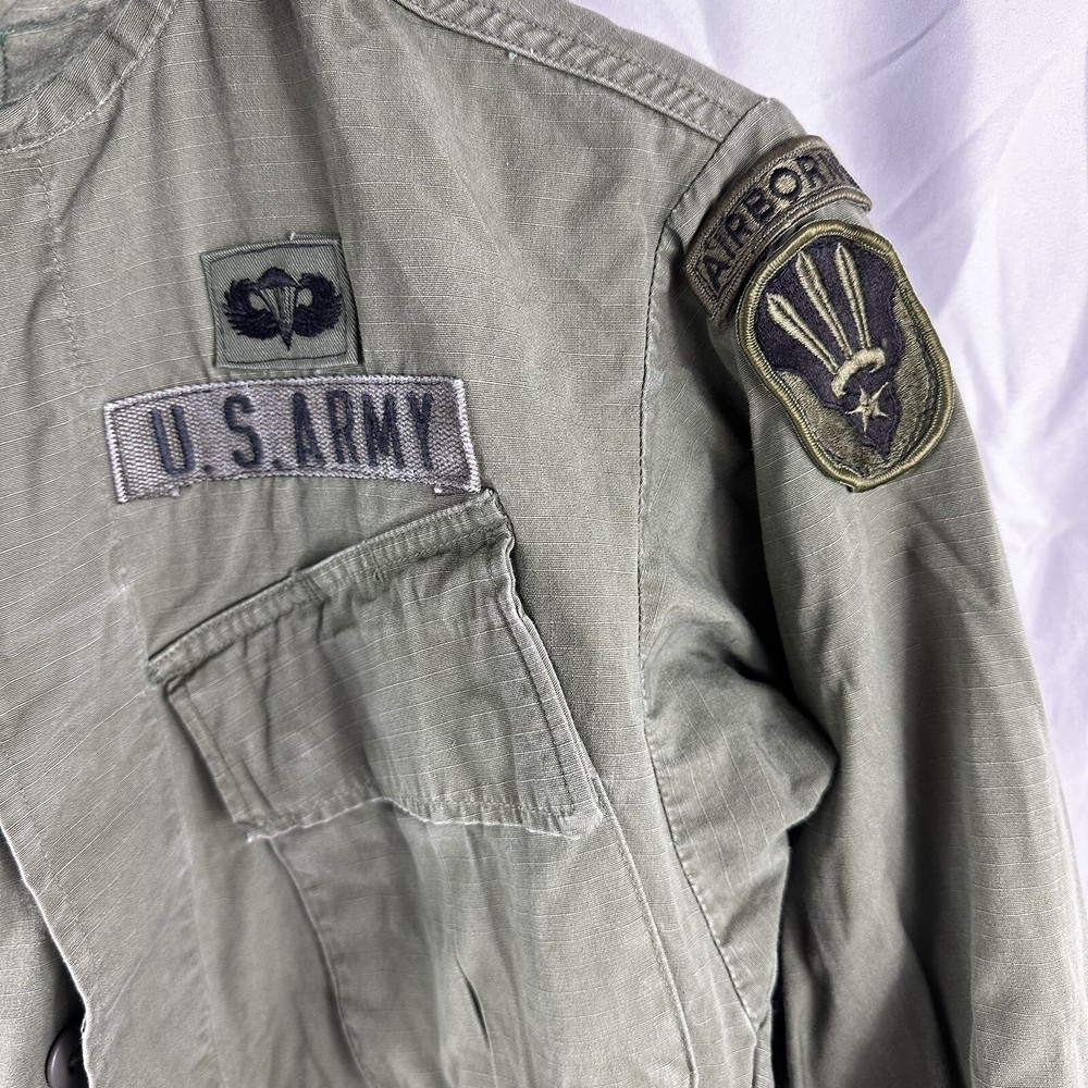 Original Vietnam War Named Tropical Jacket Patched Airborne Reserve Command