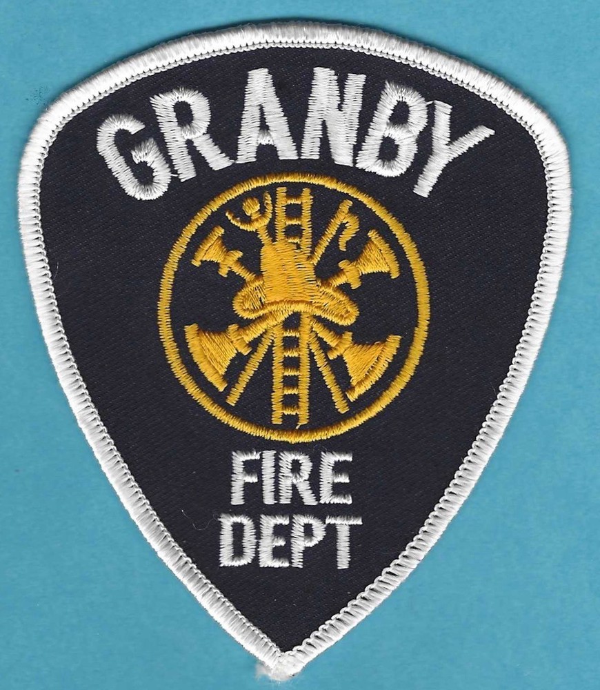 GRANBY MASSACHUSETTS FIRE RESCUE PATCH
