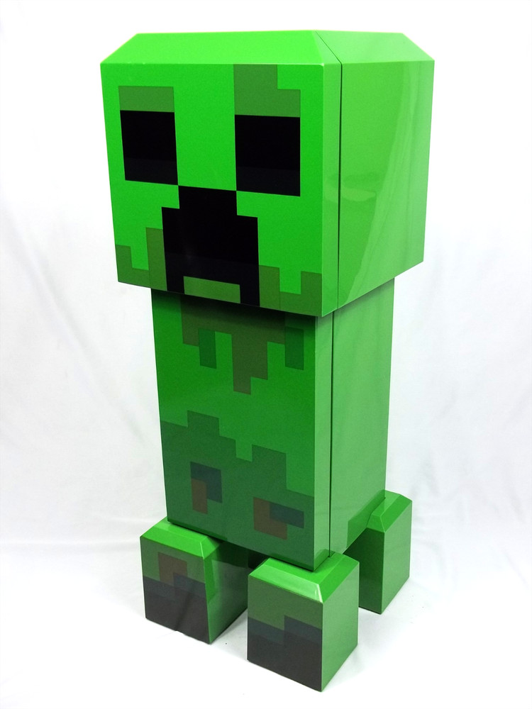 Minecraft Creeper Mini Fridge ☆ Video Game Electronic Fridge ☆ Minecraft Fridge