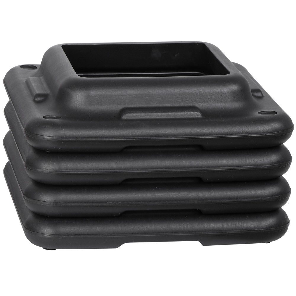 43" Training Exercise Aerobic Stepper Step Platform Workout w/Risers 4"- 6"- 8"