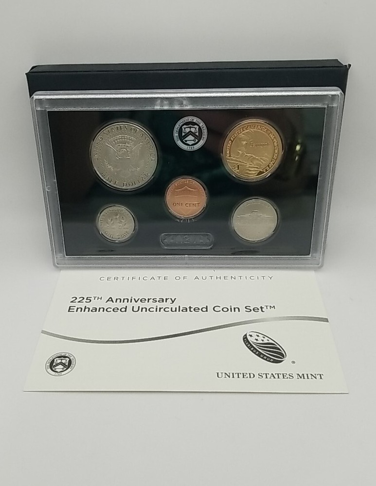 2017-S US Mint 225th Anniversary Enhanced Uncirculated 10-Coin Set #0686