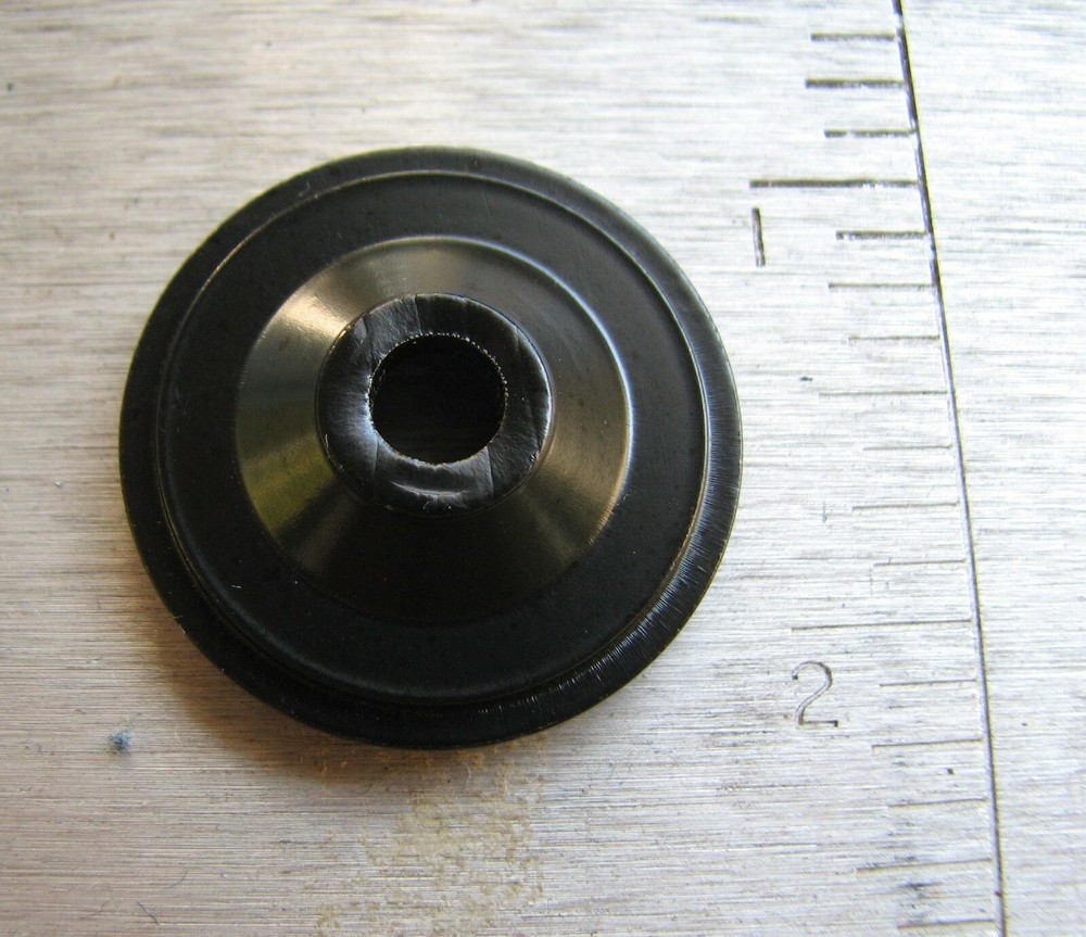 DANCING JERRY BEAR HEADSET STEM TOP CAP 1 1/8" ENGRAVED GRATEFUL DEAD BLACK