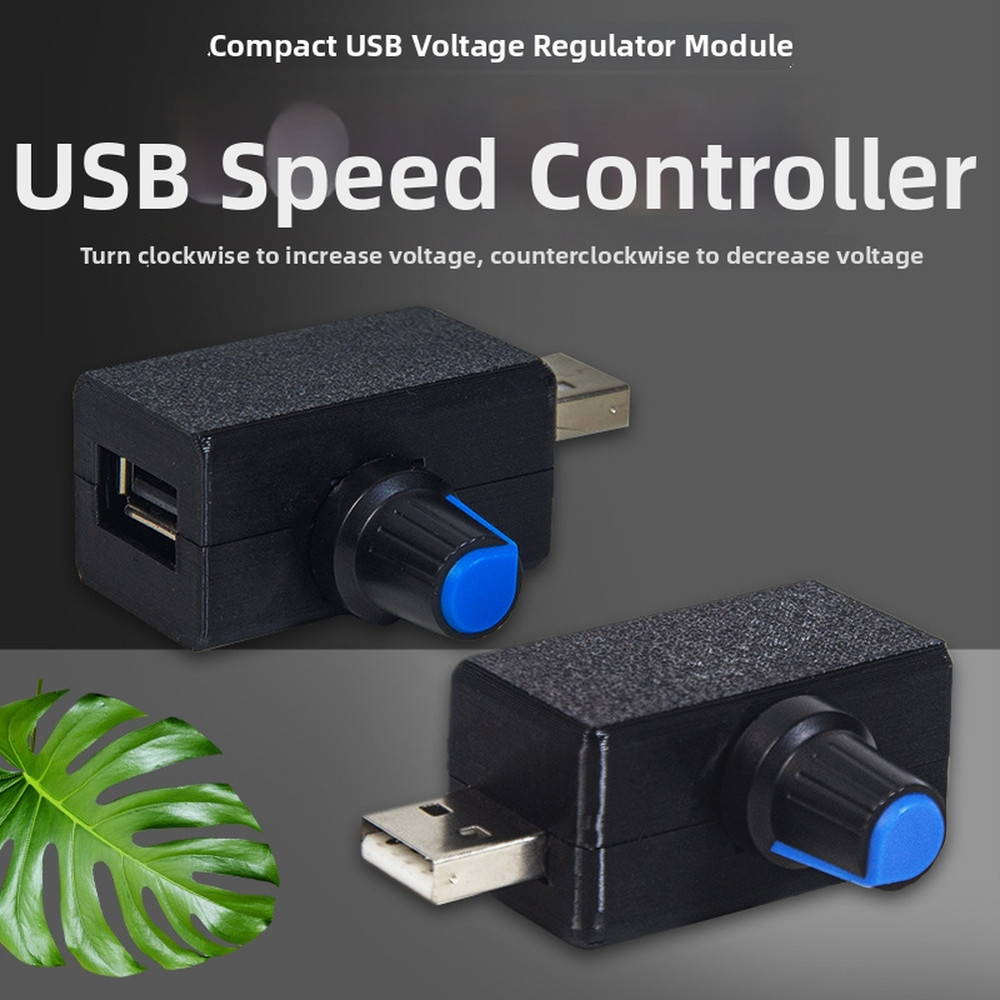 USB For 5V Adjustable Speed Module for Small DC For Fans and USB-Powered Gear