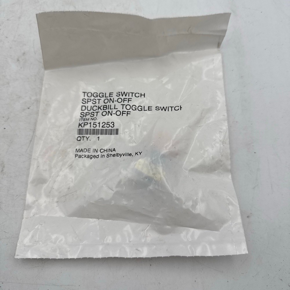 SPST ONOFF Toggle Switch Duckbill Type Item No KP151253