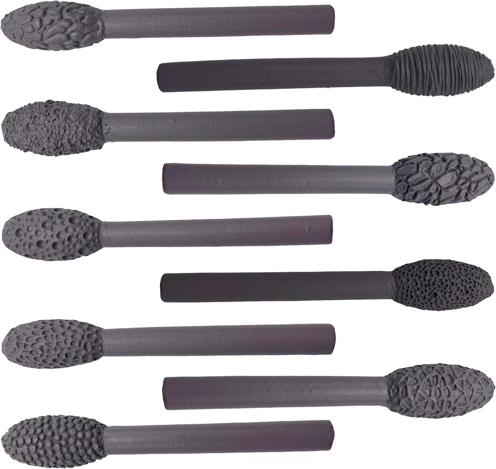 Texture Tool Sets for Clay Art - Oval Clay Modeling Pattern Rollers Kit with Erg