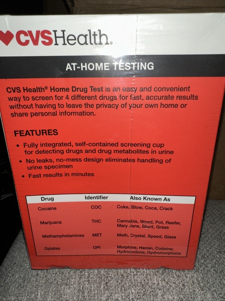 4 Panel Drug Test - NEW UNOPENED BOX