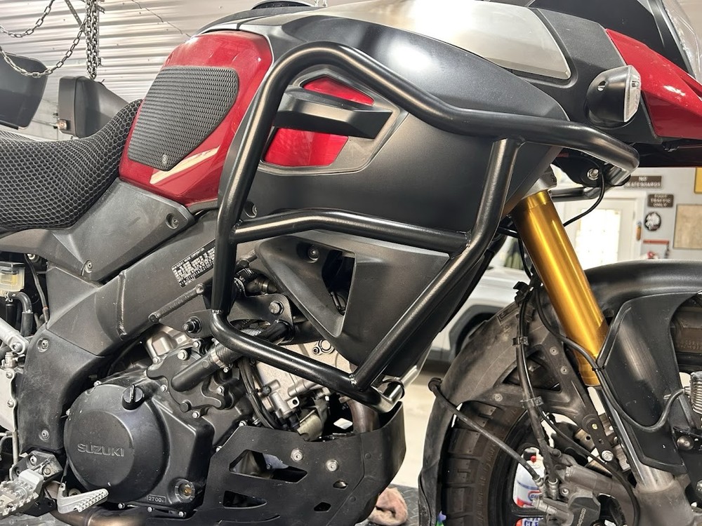 FOR SUZUKI DL 1000 V-STROM 2014-2016 Engine Guard Highway CRASH BARS BLACK