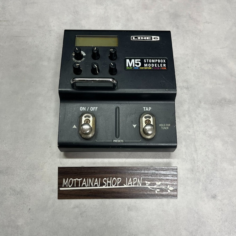 Line 6 M5 Stompbox Modeler Guitar Multi Effects Pedal Processor Working Tested!
