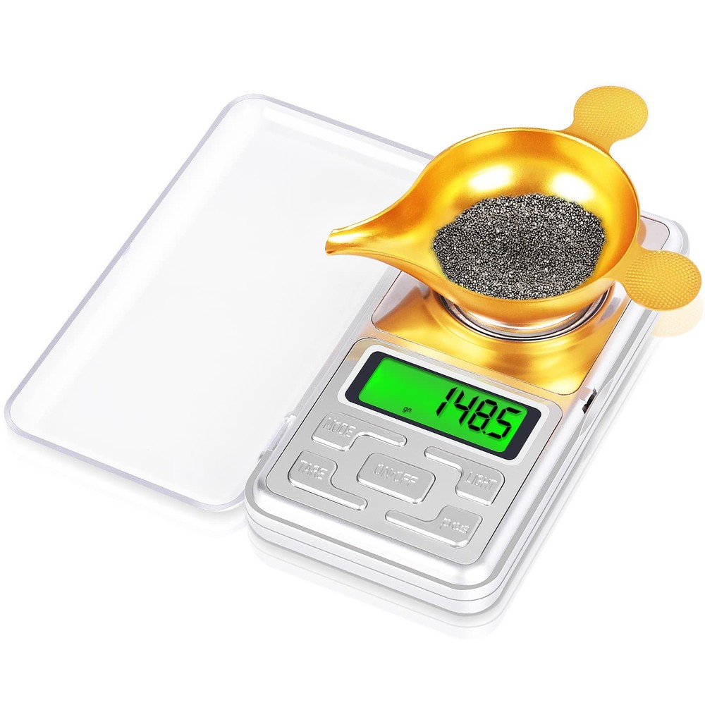 THINKSCALE Digital Reloading Scale 1500 Grain / 0.1gn with LCD Display Green