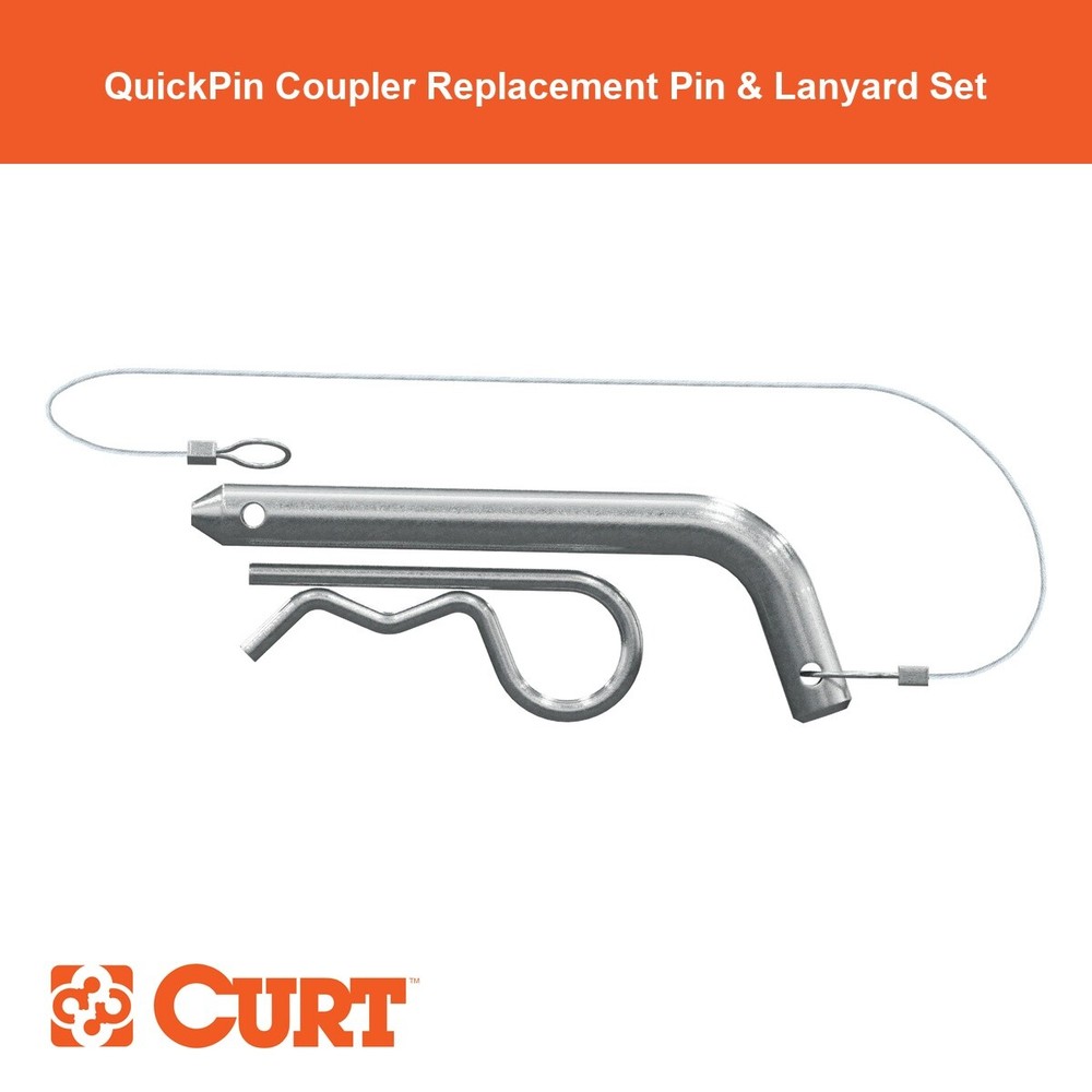 Replacement Pin & Lanyard for QuickPin Coupler