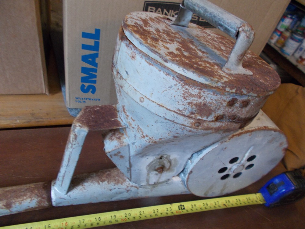 Antique Seed/Fertilizer Spreader with Hand Crank