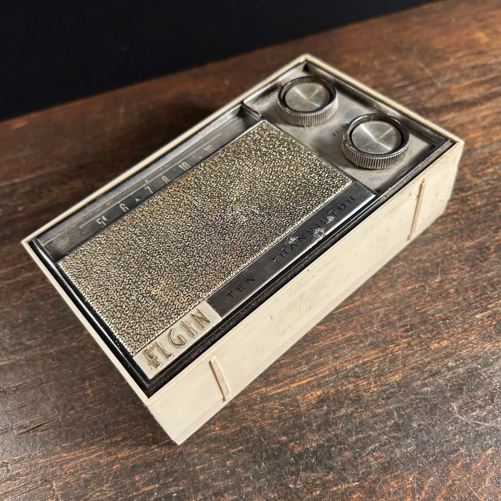 Vintage Elgin Ten Transistor Radio Working
