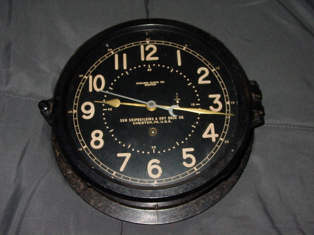 CHELSEA DECK CLOCK 8-1/2"