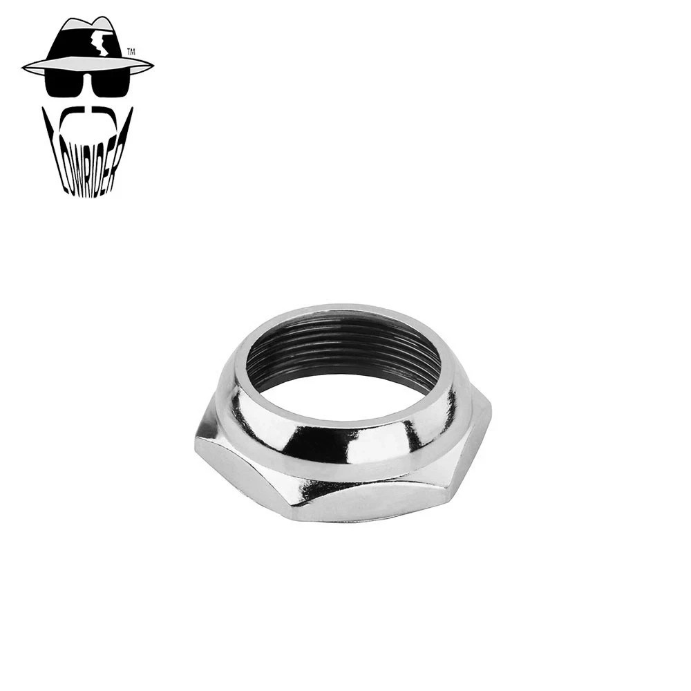 ORIGINAL LOWRIDER 1” Replacement Headset Lock Nut 22.2mm Chrome Threaded Bicycle