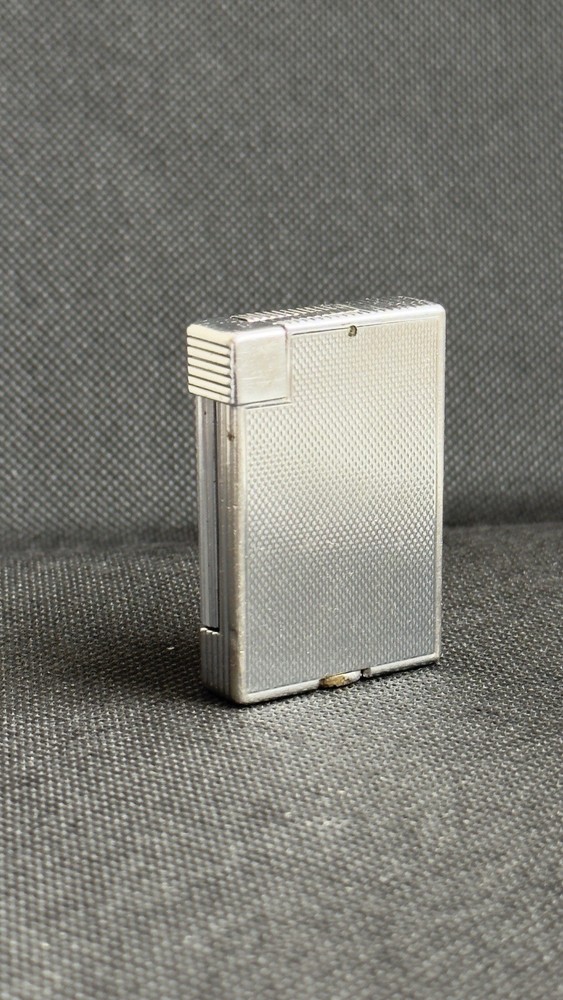 Parker Roller Beacon Dunhill 1940s Silver Engine Turned Lighter England