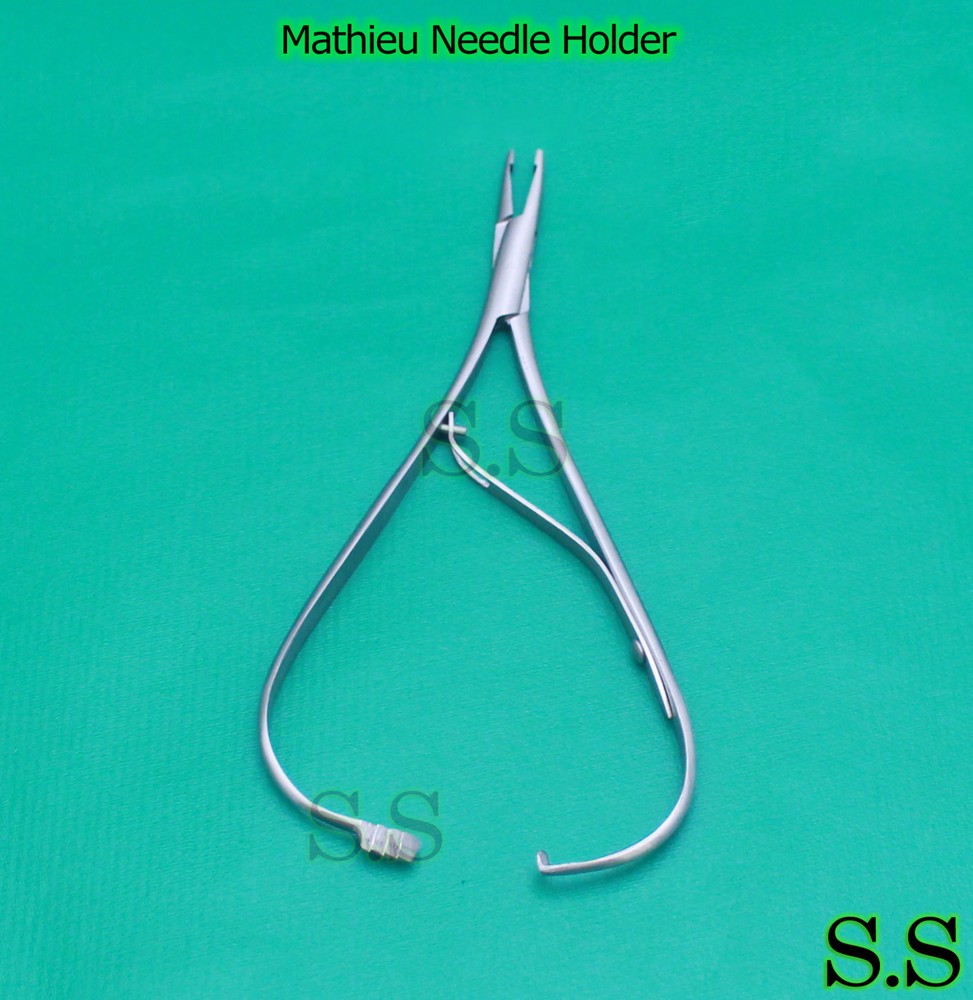 Mathieu Pliers Boynton Mathieu Needle Holder 5.5 Small Mouth Tip Point German GR