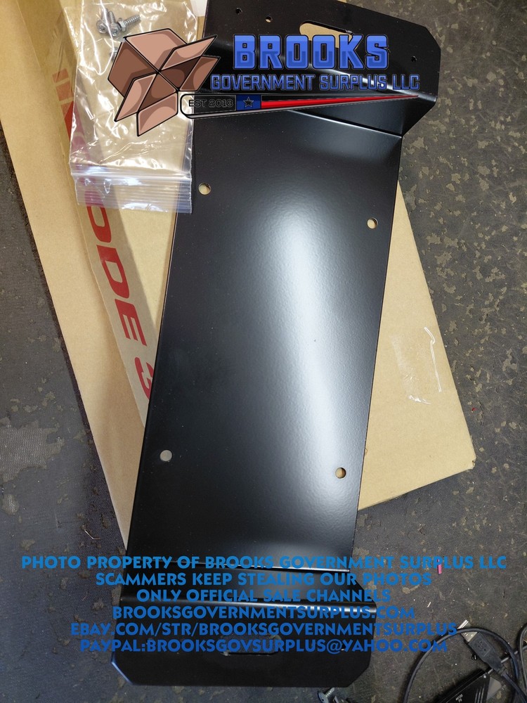 Code 3 License plate bracket 2011 Plus Dodge Charger XTP3/TREX/MR6 lighthead NEW