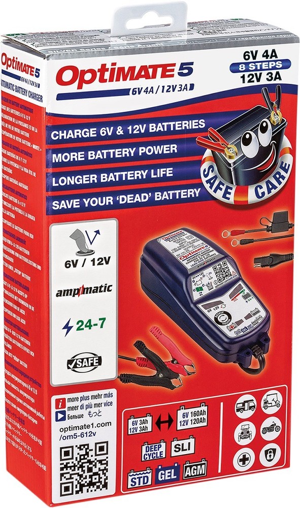 Optimate 5 Select Silver Battery Charger TecMate TM-321