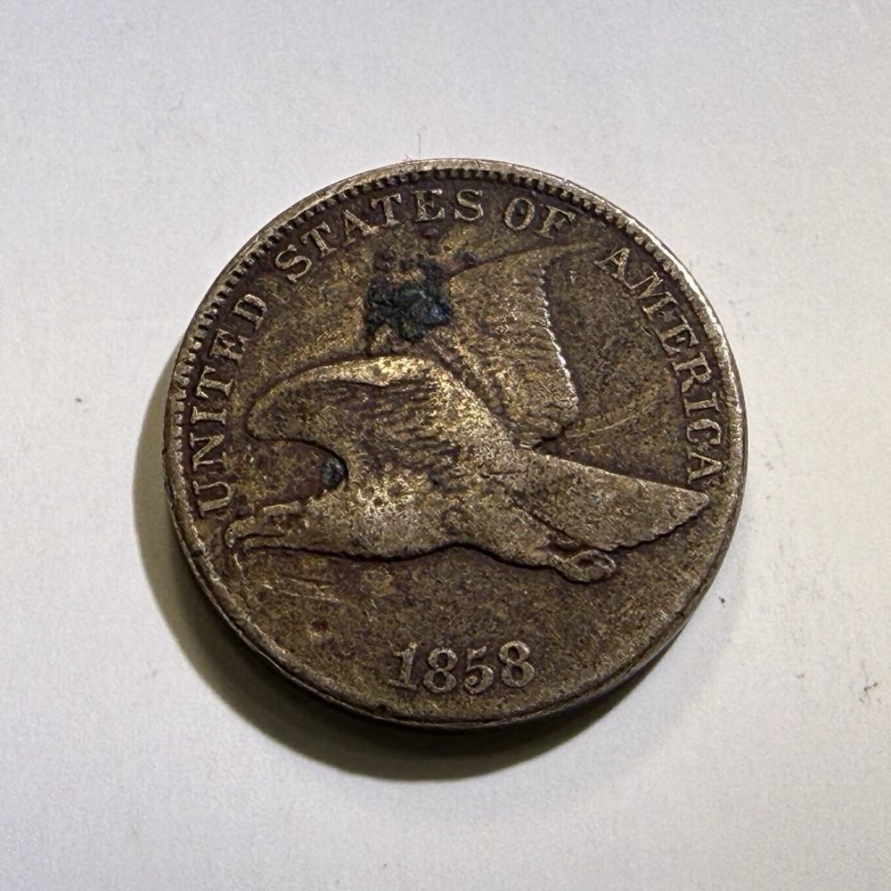 1858 1C Flying Eagle Cent