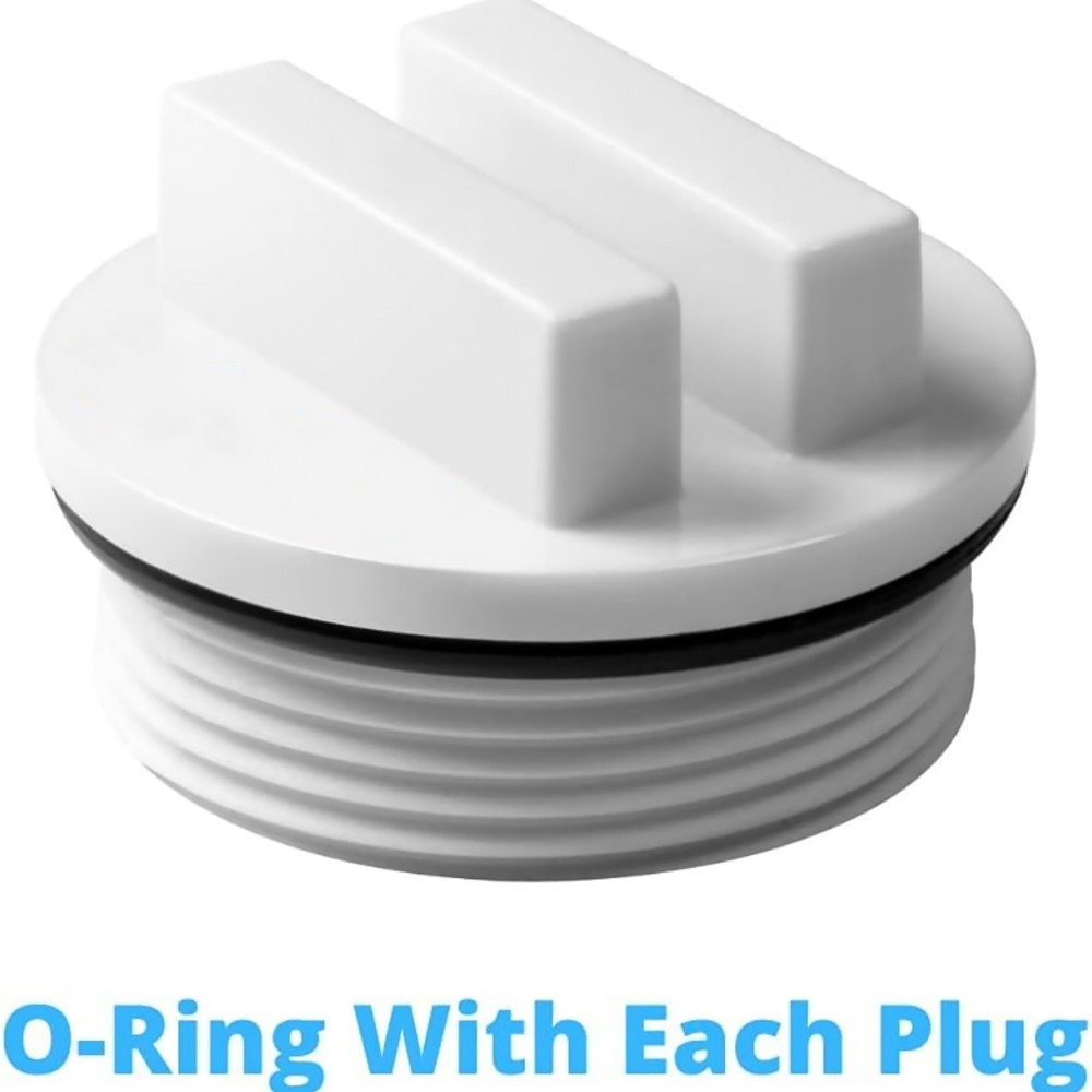 6* Pool Threaded Plugs Filter Drain Plug SP1022C For Hayward Pool Filters